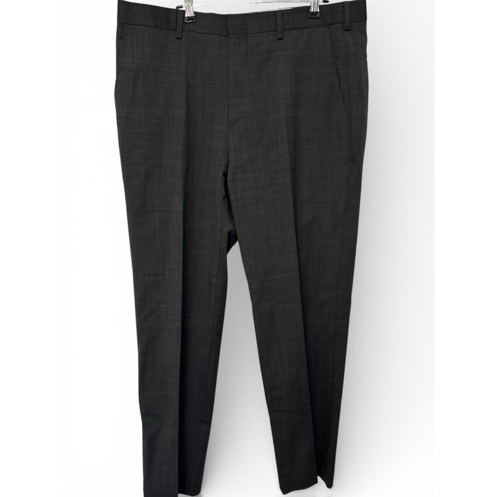 Brooks Brothers 1818 Regent Vitale Barbers Wool Trousers 35 X 30 Gray Wool